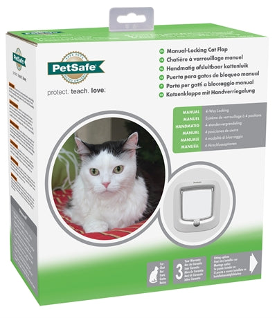 Petsafe-Katzenklappe Bis Zu 7 Kg Manuell Weiss