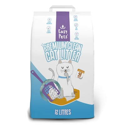 Easypets Premium Clean Weisses Bentonit-Katzenstreu